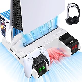 VERTICAL SUPPLY LAPTEC PLAYSTATION 5 with cooling fan and double loading base for PlayStation 5 controller and Digital Edition controller with 11 games, PlayStation 5 Accessories.. DIAYTAR NIGERIA: Where online shopping becomes effortless with budget-friendly nationwide delivery.