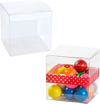Transparent gift boxes 10x10x10 cm 12 PVC boxes for macaroons.. Experience the power of choice with DIAYTAR NIGERIA's vast catalog and affordable 5-8 day delivery.