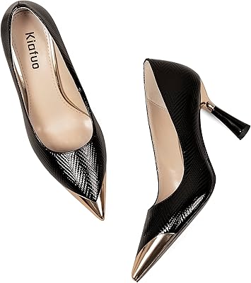 Kiafuo trendy dress with high heels for women - metal -pointed evening dress - wedding pumps to put on - sexy street ladies stilettos.. Easy checkout, quick delivery — shop now on DIAYTAR Nigeria.