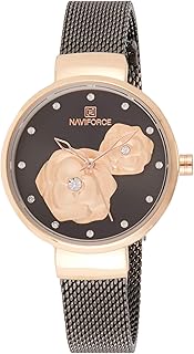 Women's Watch Naviforce Black Dial Dial Buckle Stainless Steel Chronograph - NF5013 -RGBB, Black, Bracelet.. Transform how you shop with DIAYTAR NIGERIA's vast selection and budget-friendly delivery options.