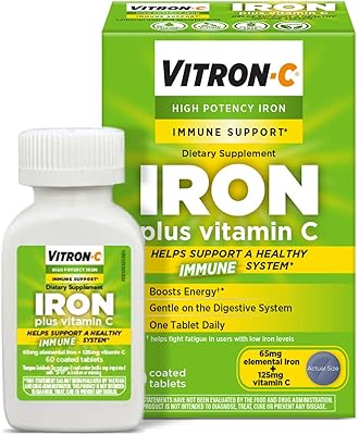 Iron and immune support supplement Vetron-C, once a day, high power with vitamin C, colorless tablets, 60 tablets.. Transform your shopping experience with DIAYTAR NIGERIA's vast product selection delivered at unbeatable prices.