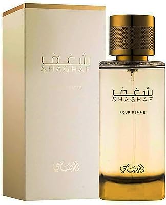 Shaghf Arabian Perfume for Women Edp - Eau de Parfum 100ml (3.4 Oz) | Persian for woman spray | Soft perfume based on almond, vanilla and coffee | by rasasi.. Discover the perfect shopping balance at DIAYTAR NIGERIA with competitive prices and prompt delivery.