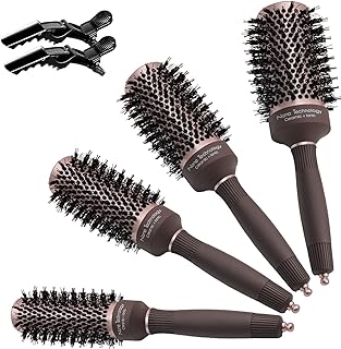 Set of round brushes, round brush for ionic ceramic thermal hair dryer, 4 different sizes, round hair brush with hair to dry, style, curl and make shine.. Shop smarter with Nigeria's premier e-commerce platform, featuring affordable products delivered nationwide.