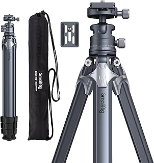 AP-01 light travel tripod with small ring with compact body, 360-degree ball joint, quick clearance plate, travel bag, load up to 33 lb/15 kg, for Canon, Nikon, Sony for DSLR-3987.. DIAYTAR NIGERIA: Transforming online retail with affordable prices and consistent 5-8 day nationwide delivery.