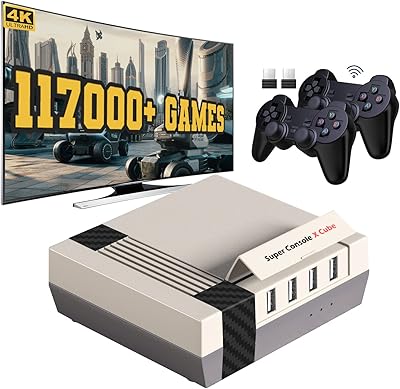 Keenhank Video Games 256g Super Xcube Retro Game Controller with more than 62.. DIAYTAR NIGERIA brings the joy of affordable shopping to your fingertips with delivery in less than 8 days.