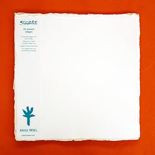 Khadi white square paper packages (20 sheets) SP3-2W 320 GSM.. DIAYTAR NIGERIA: Connecting Nigerians with affordable products through our expansive e-commerce platform.