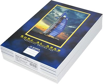 10 FIS BURJ AL PARTS Arabic Arab Block Simple Format A4.. DIAYTAR NIGERIA: Where affordability and variety meet with convenient delivery within 8 days.