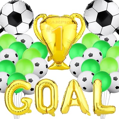 Football balloons for football decorations football trophy balls men.. DIAYTAR NIGERIA transforms desires into deliveries with our affordable prices and dependable shipping.