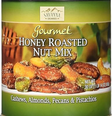 Mixture of roasted nuts with gourmet savannah honey - cashews, almonds, pacans and pistachios (850 ml).. DIAYTAR NIGERIA brings affordable shopping to your fingertips with reliable delivery in less than 8 days.