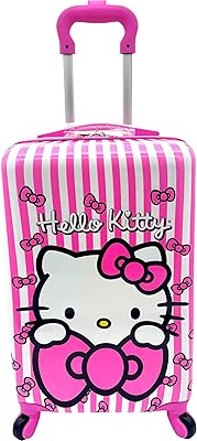 Light and portable travel bag under 20 -inch spinner license for children, multicolored, 20 -inch hand luggage, Hello Kitty.. DIAYTAR NIGERIA makes online shopping accessible with our budget-friendly prices and reliable shipping.