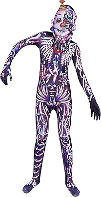 Five-night children's enard costume, sister costume for boys, scary site, Halloween festival disguise 4-12 years.. DIAYTAR NIGERIA brings the marketplace experience online with affordable and reliable delivery service.