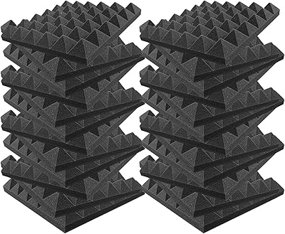 24 parts of soundproofed foam soundproofed pyramids wall tiles.. DIAYTAR NIGERIA brings the marketplace to every Nigerian home with affordable prices and quick delivery.