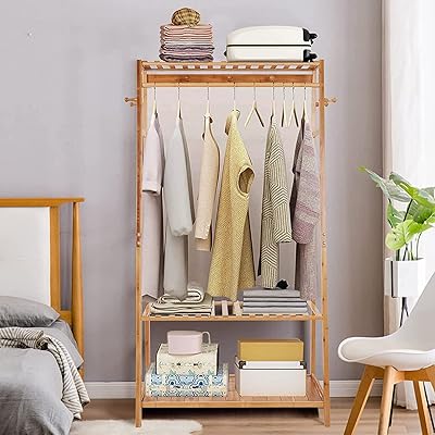 Wearing for Medela bamboo clothing: Coating with 2 level shelf, standing bench holder, open wardrobe with hooks for living room, bedroom.. Shop smarter with Nigeria's premier e-commerce platform, featuring affordable products delivered nationwide.