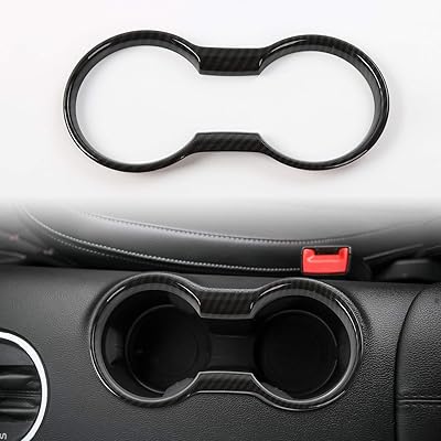 Shiro car clerk cover frame for Ford Mustang 2015-2020, interior accessories (carbon fiber pellets).. DIAYTAR NIGERIA: Where affordability meets variety in Nigeria's most comprehensive online marketplace.