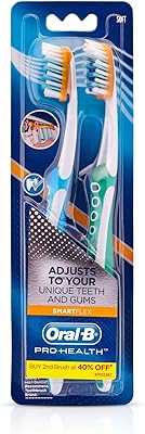 Oral-B pro-Health Smart Flex toothbrush-2 pieces (flexible).. DIAYTAR NIGERIA: Your one-stop e-commerce destination with affordable prices and nationwide delivery in 5-8 days.