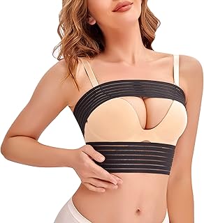 Scaroro thoracic belts for women, breast implant fixing bracelet, compression belt, decrease in chest enlargement, medical thoracic support belt for large breast exercises, black, X-Small.. Shop with confidence on DIAYTAR Nigeria — quality products and timely delivery.