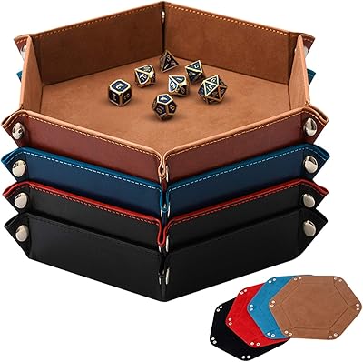 Shevia diced tray for RPG table games DND Roller Room Room storage tray Larger Double Size Foldable in Leather PU Velvet 4 Pieces.. Shop with confidence at DIAYTAR NIGERIA, Nigeria's premier affordable e-commerce platform.