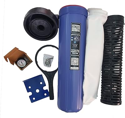 Water Sparks® washable bag filter for the whole house, suitable for a 1 HP motor pump. Complete set with case, bag filter, pressure gauge, opening key, pliers and screws. Entrance/output size - 1 inch... DIAYTAR NIGERIA makes online shopping accessible with our budget-friendly prices and reliable shipping.
