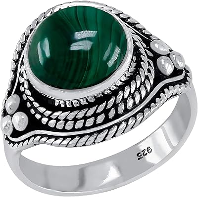 Sterling silver rings hand for women, sterling silver rings with natural precious stones, hand -made solitary rings, 10 mm round rings, a stone for women.. Shop confidently with DIAYTAR NIGERIA, offering affordable prices and reliable delivery within a week.