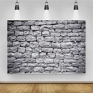 Renaiss 12x8ft vintage gray brick wall irregular background stone unequal smashed texture rock rocine photography newborn newborn graduation adult decorations child portrait wallpaper studio accessories.. Experience the ultimate in shopping convenience with DIAYTAR NIGERIA's vast catalog and 5-8 day delivery.