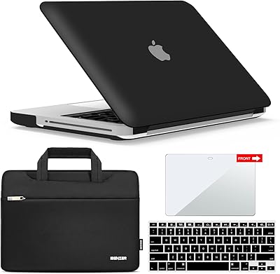I Panzer shell compatible with MacBook Pro 13 inches A1278 2012-2008, Rigid shell with cover, keyboard and screen protection for old Mac Pro 13 version with CD - Black, P13BK+3SP.. Transform your online shopping experience with DIAYTAR NIGERIA's affordable and diverse marketplace.