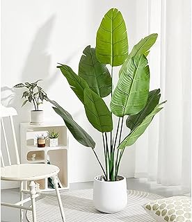 Decorhills Artificial Plant Monstera Struitzia Nikolai, Garden plant, green plum for living room, bedroom, balcony, garden, office (MB-160-10).. DIAYTAR NIGERIA brings satisfaction with every purchase through affordable prices and prompt shipping.