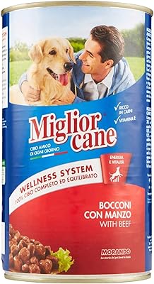 Wet food for Miglor Dogs with beef, Multicolor, 1250 g.. DIAYTAR NIGERIA: Your gateway to affordable products delivered reliably across Nigeria.