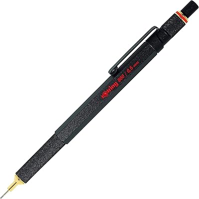 Retractable mm Rotring n ° 800, 0.5 mm tip, black body (1904447).. No hassle, just shopping — DIAYTAR Nigeria delivers in under 8 days.