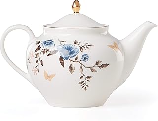 Sprig & fine Lenox teapot, 2 lb, multicolored.. DIAYTAR NIGERIA: Bridging the gap between consumers and quality products with affordable nationwide shipping.