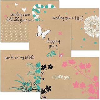 Economic Pack of Think Of You Craft Greeting Card - Lot of 20 (5 models), large 5 "x 7".. Experience the joy of convenient shopping with DIAYTAR NIGERIA's vast selection and quick delivery service.