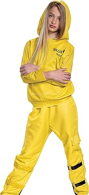 Billie eilish costume, oversized yellow formal blouse and children's pants, suit inspired by musical artists, Deluxe Kids Size M (7-8).. Nigeria’s trusted store online — DIAYTAR Nigeria never disappoints.