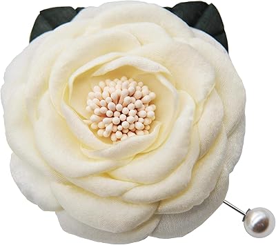 Nhando -white handmade fabric pike with broken white flowers for women.. DIAYTAR NIGERIA: Your partner in affordable online shopping with reliable 5-8 day shipping nationwide.