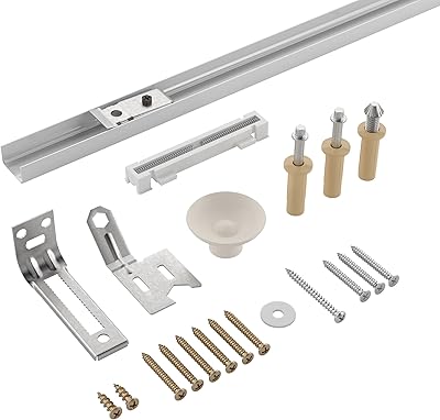 Hardware set for Richelieu Hardware folding door - 14012WBC - White and beige zinc finish.. Your trusted e-commerce destination, DIAYTAR NIGERIA offers extensive variety with reliable shipping.