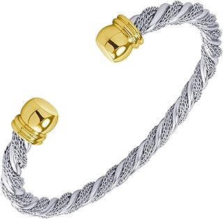 Adjustable Bracelet with open twisted loop for women and girls.. Get more, save more — only on DIAYTAR Nigeria.