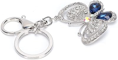 Zinc and crystal alloy keychain, Mother's Day gift, butterfly keychain for women's interior bags for women.. Experience the convenience of one-stop shopping with DIAYTAR NIGERIA's diverse and affordable marketplace.