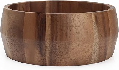 Round belli acacia round service bowl for fruit or salad, 1 large bowl, diameter 24 x 10 cm h... Great finds. Great prices. Fast shipping. That’s DIAYTAR Nigeria.