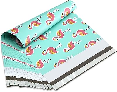 UCGou 10x13 inch shipping envelopes in poly pattern flamingo pink shop customs custom 2,35mil versatile package of 100.. Experience shopping satisfaction with DIAYTAR NIGERIA's vast selection and budget-friendly delivery options.