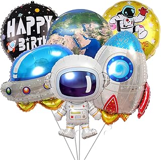 6 balloons of extra-atmospheric space, giant aluminum balloons on the theme of children's space, birthday party on the theme of the space planet.. Shop without limits at DIAYTAR NIGERIA and receive your purchases at budget prices within the week.