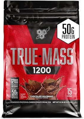 BSN True Mass 1200 Muscle Gainer Protein powder, chocolate milkshake flavor, 10.38 lbs.. From office supplies to fashion — DIAYTAR Nigeria brings it fast.
