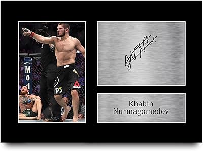 HWC Trading Khabib Nurmagomedov Mixed Martial Arts Gifts Signature Society Printed for Fans Souvenirs UFC - A4.. Fast delivery, fair prices, and full variety — only on DIAYTAR Nigeria.