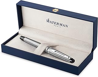 Waterman Expert Fuller | Stainless steel with chrome -core fountain pens medium point gift box.. DIAYTAR NIGERIA: Where thousands of products meet affordable prices and reliable 5-8 day delivery.