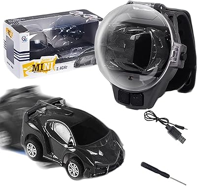 Amerteer new mini remote -controlled car watch toys, Detachable watch car toys 2.4 GHz, racing car watch cute wrist, small RC cartoon car with USB load for birthday gift toys for boys and girls (black).. Elevate your shopping experience with DIAYTAR NIGERIA's vast catalog and budget-friendly options.