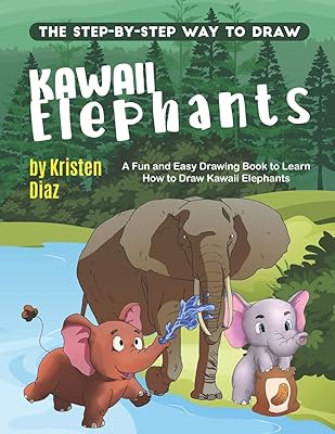 The step method by drawing kawaii elephants: a.. From fashion trends to home essentials — find it on DIAYTAR Nigeria.