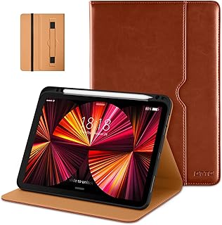 DTO shell for iPad Pro 11 inch 4th, 3rd, 2nd and 1st generation 2022/2021/2020/2018, foldable luxury cover in PU leather with Dragonne, is suitable for the iPad Air 4/5 - Standing/Watch.. Transform your shopping experience with DIAYTAR NIGERIA's vast product selection delivered at unbeatable prices.