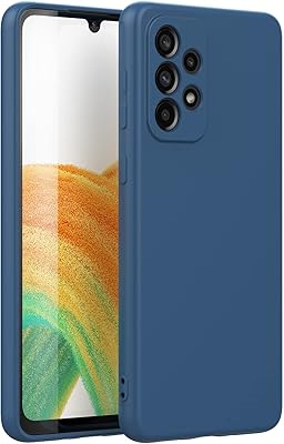 Samsung Galaxy A23 mobile shell, fine heat resistant polyurethane shell with anti-scratch camera protection, fine and flexible mobile shell for Galaxy A23 (blue).. DIAYTAR NIGERIA: Where shopping is easy, prices are low, and delivery is just days away.