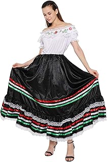 Traditional Mexican Señorita dress for lace women with floral sconing, Spanish festival dress.. Shop efficiently with DIAYTAR NIGERIA, offering thousands of products at unbeatable prices delivered promptly.
