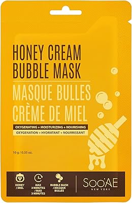 Say a fabric mask with New York honey cream bubbles. A fabric mask for the face rich in antioxidants. Made in Korea... DIAYTAR NIGERIA: Where every shopping need is fulfilled with affordable prices and nationwide shipping.