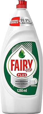 Liquid with original dishes Fairy plus with bleach replacement of bleach, 1.25 ml.. Your ideal shopping companion, DIAYTAR NIGERIA offers unmatched variety with delivery within a week.