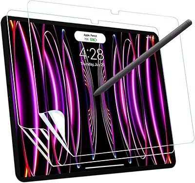 [Package of 2] Luconi Paper Feel screen protector compatible with iPad Pro 11 inch [version 2022] Writing motif similar to paper, higher quality anti -reflective pet layer (2022 11 inch).. DIAYTAR NIGERIA delivers on our promise of variety, affordability, and prompt nationwide service.