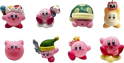 Set of 8 in 1 kirby figurines in limited edition comprising.. Unlock access to a wide range of products with DIAYTAR NIGERIA's affordable e-commerce platform.